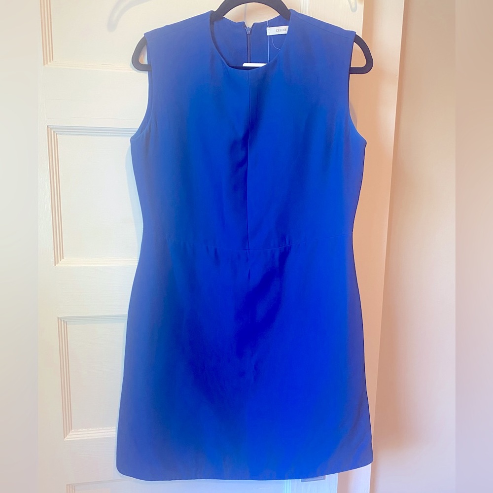 Zippered back tunic blouse